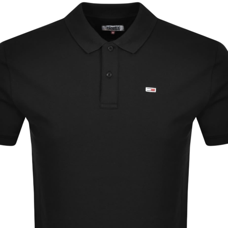 Alternative Image for ProductTommy Jeans Classic Polo T Shirt Black2